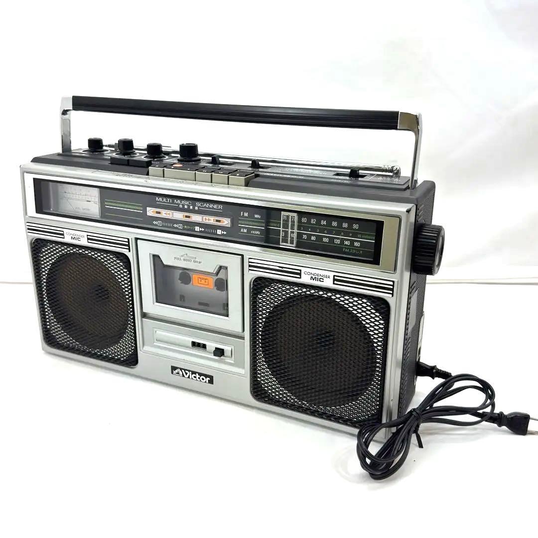超美品！Victor ステレオラジカセ RC−646 昭和レトロ 現状品