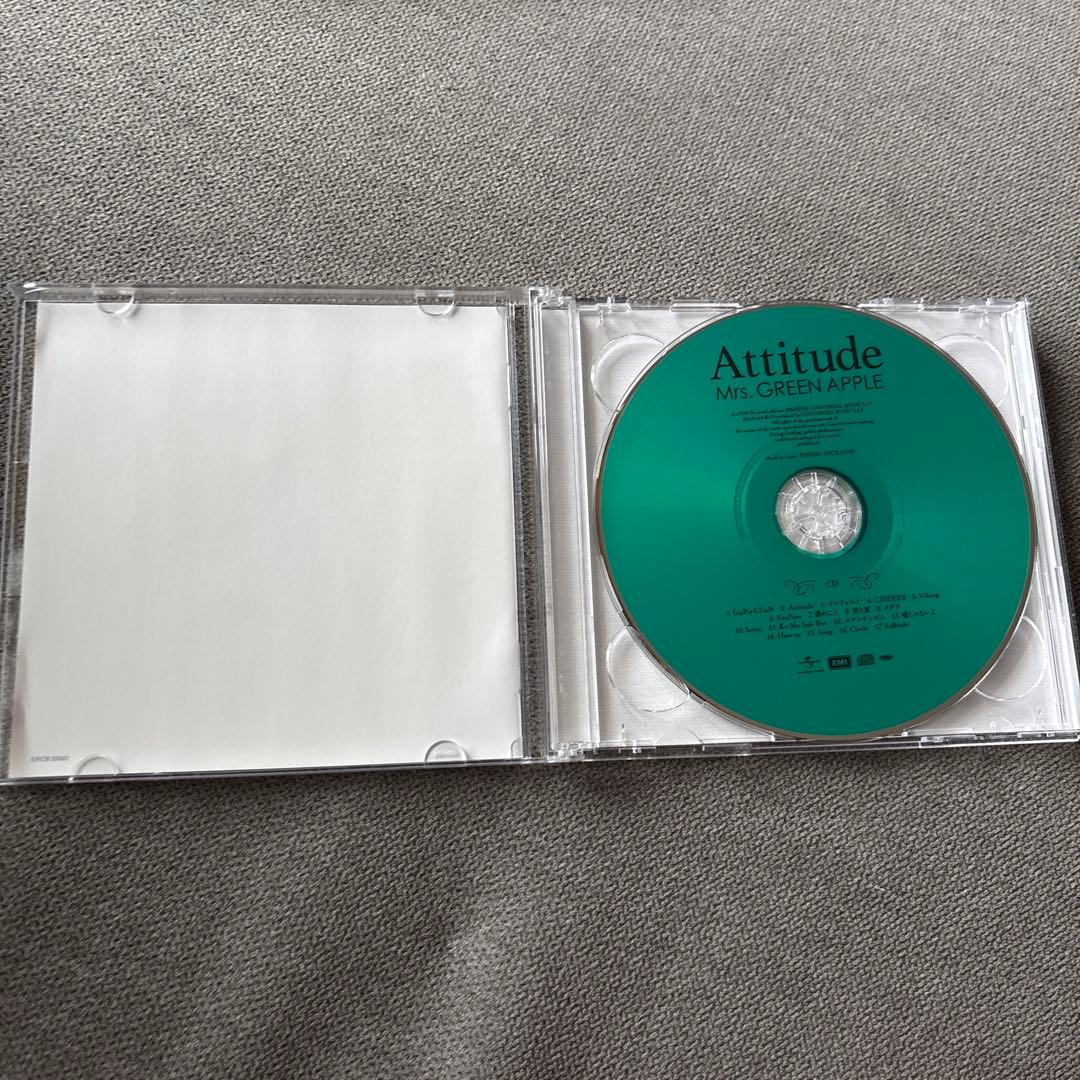 Mrs. GREEN APPLE ミセス Attitude初回限定盤