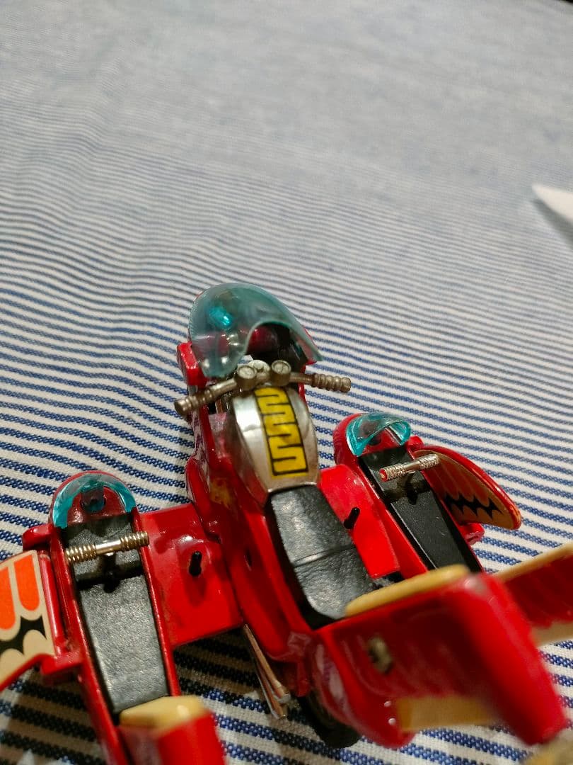 当時物　タカトク　アクマイザー3 ギャリバード号　ザビタン人形付属