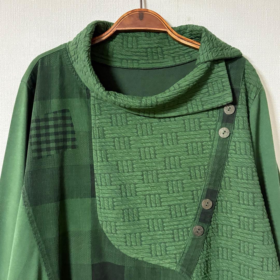 おまとめ2枚　レディース　チュニック　ワンピース　大きめ　ゆったり　Free