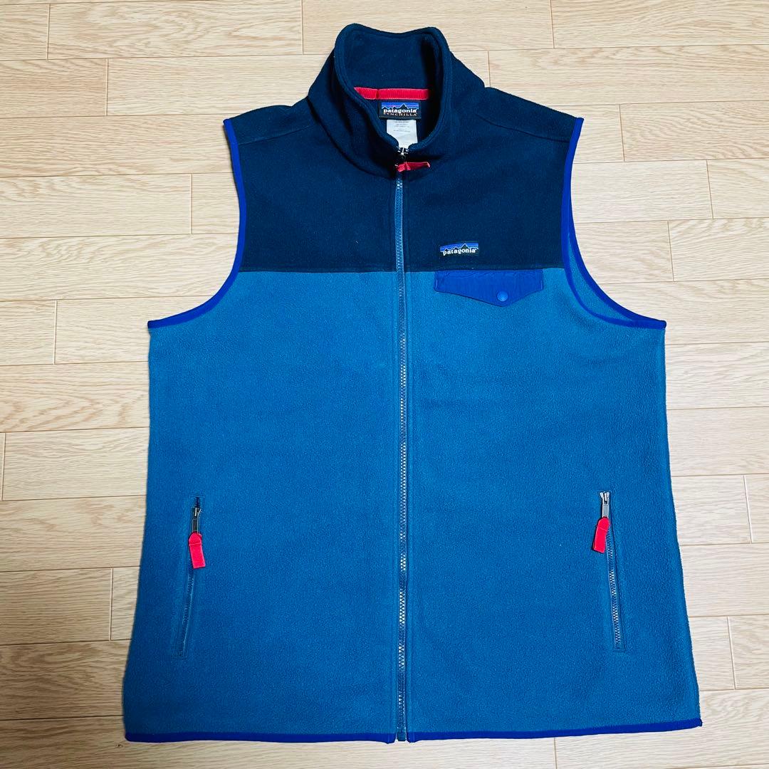1*2様 パタゴニア　ライトウェイトシンチラスナップtベスト　ツートン　L フリ