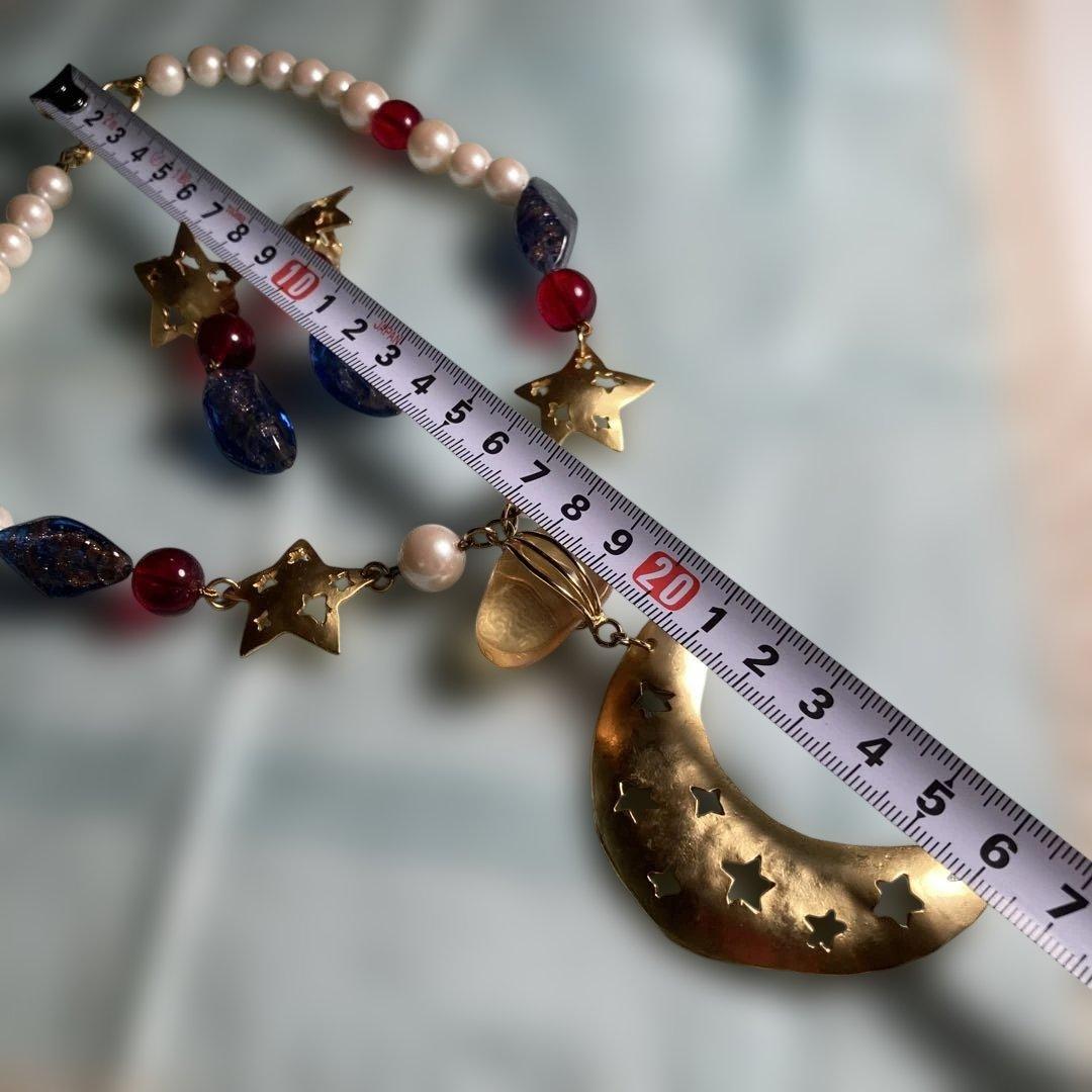 KENZO 月と星のデザイン ネックレス イヤリングセット　（63）