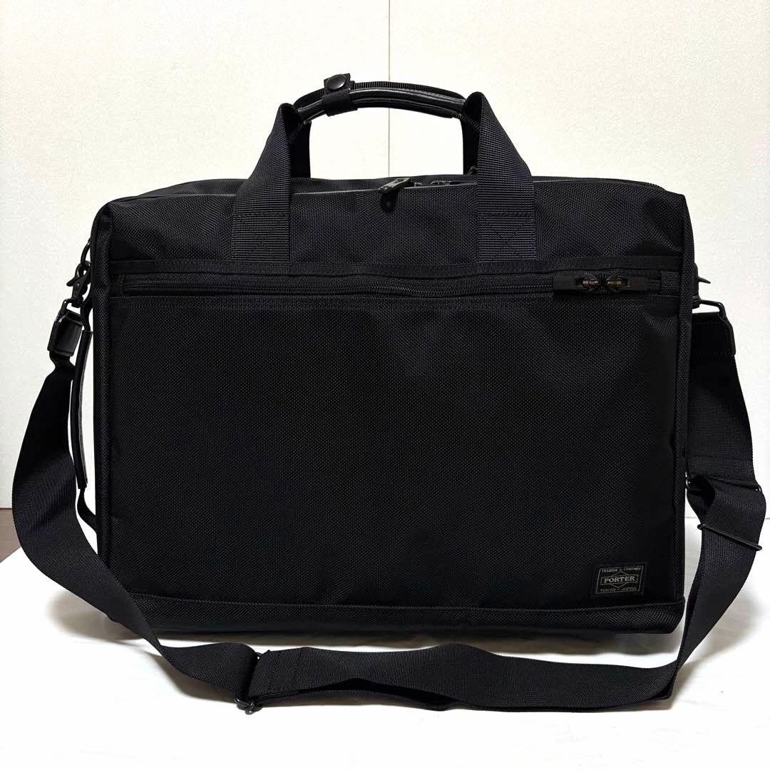 未使用タグ付き✨ ポーターステージ ビジネスバッグ 3way 2層 A4可 黒