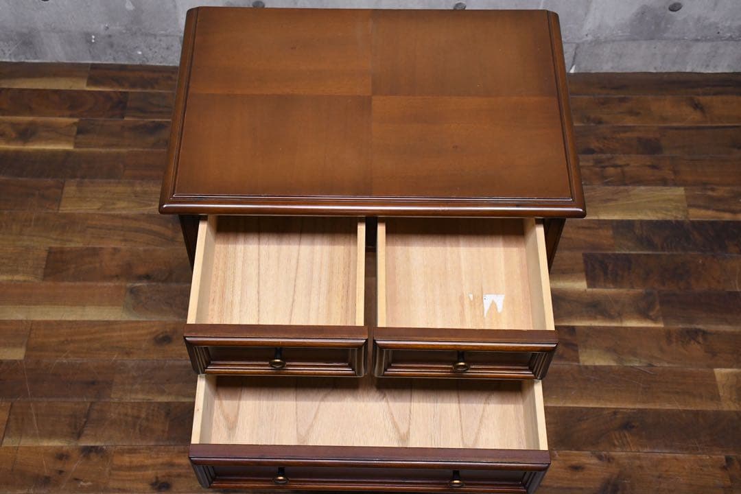 EBK82 東海家具 KENT ケントシリーズ サイドチェスト 4段 整理タンス