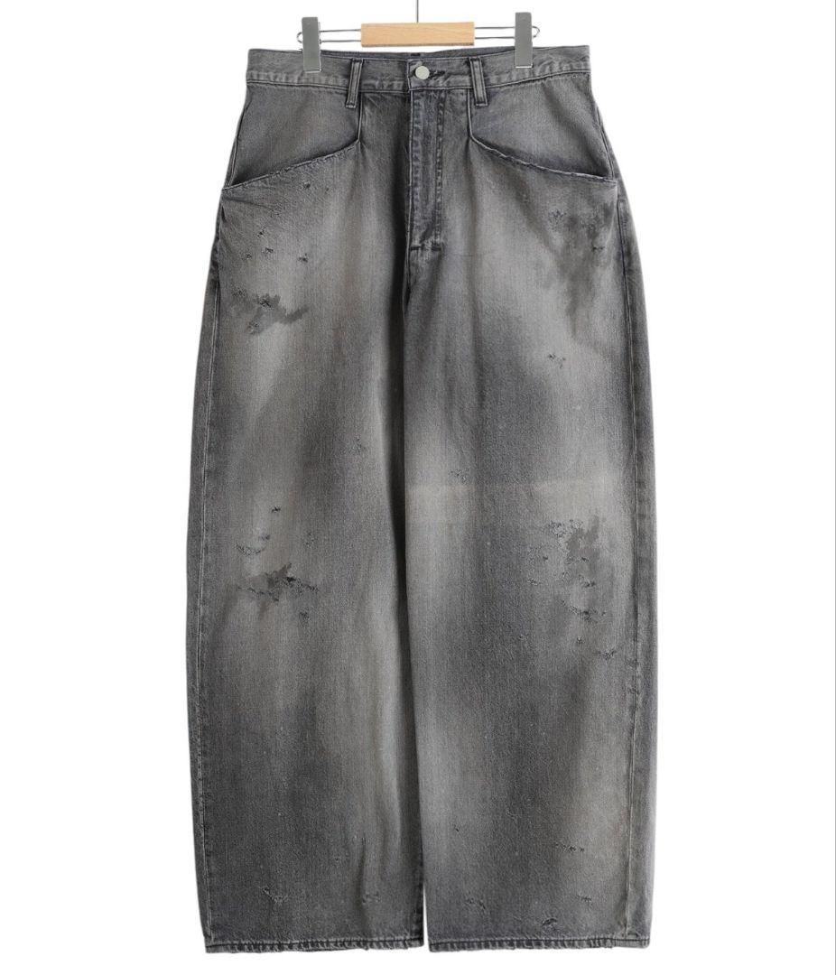パンツ DENIM WIDE SLACKS