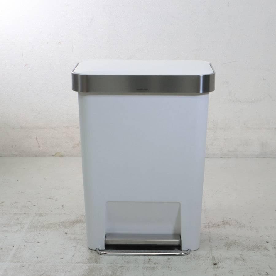 シンプルヒューマン レクタンギュラーステップカン 45L ゴミ箱 足踏み式