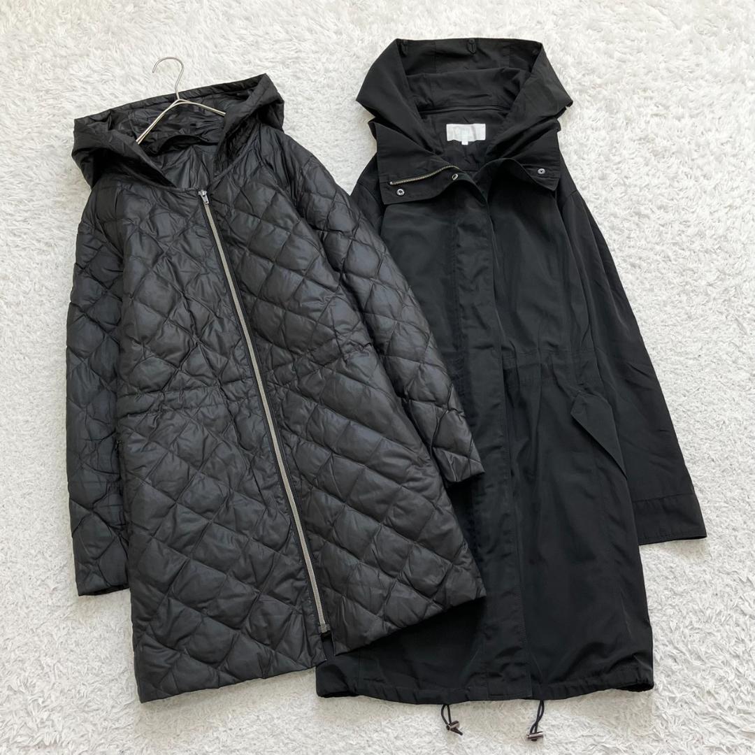 極美品✨自由区 モッズコート ダウンライナー 2WAY 大きいサイズ 46 黒