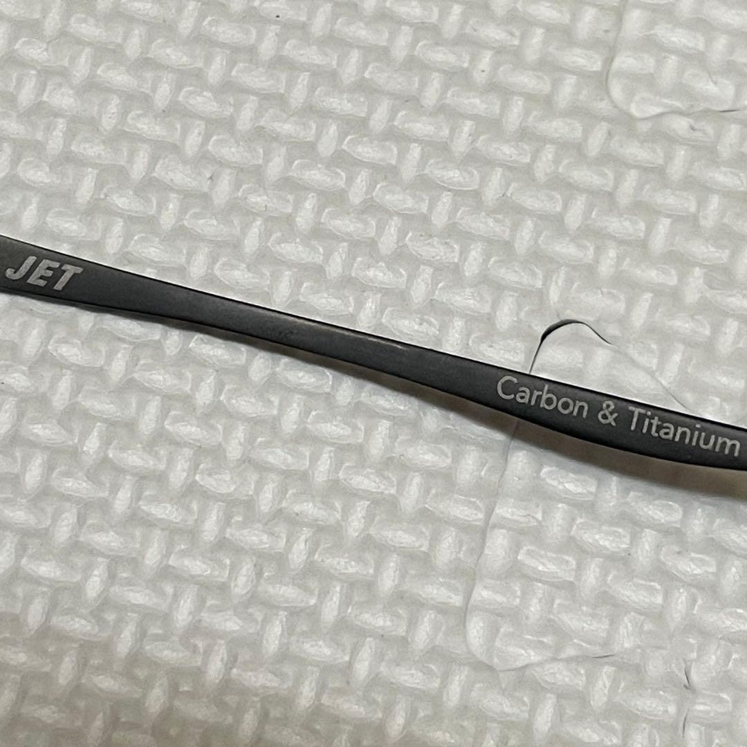 美品 Zeque Jet サングラス カーボン チタン 偏光レンズ 魚釣り 黒