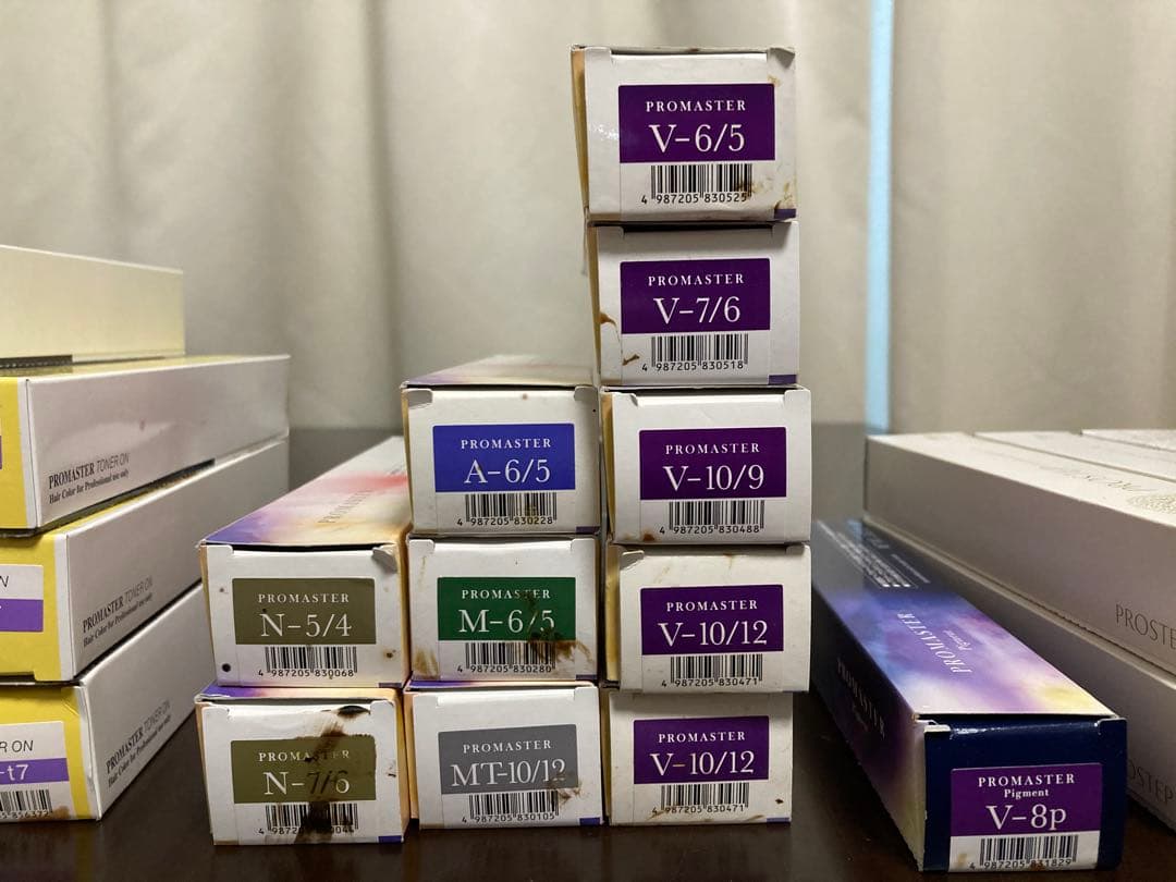 ホーユー プロマスター10本 トナーオン14本 ピグメント1本 プロステップ6本