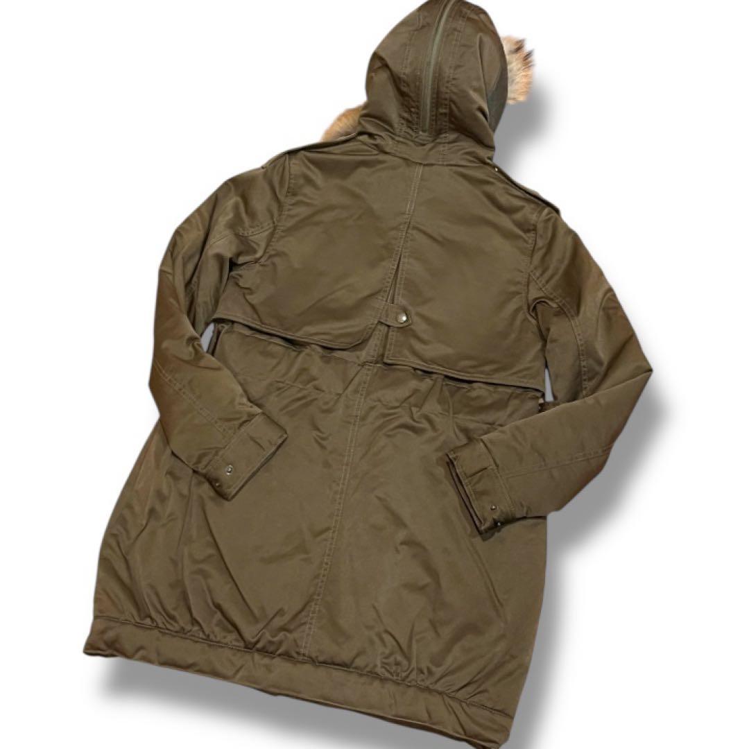 【がりっと】リアルファー ボア 極暖 モッズコート AVIREX