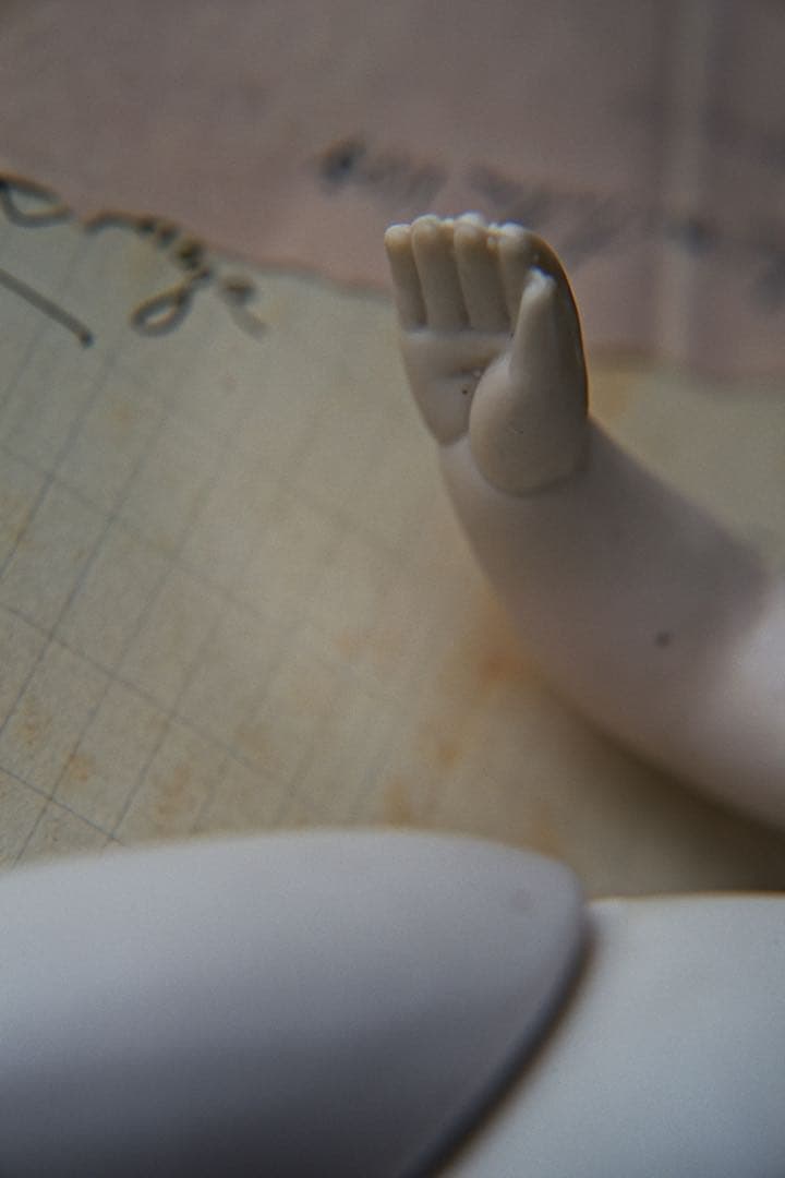 アンティーク ビスクドール ミニョネット ドイツ Hertwig オールビスク