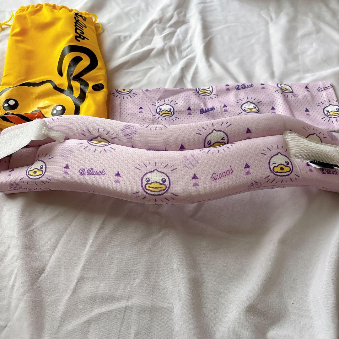 ☆首 頚椎 サポーター ネックカラー 男女兼用 ムラサキ アヒル むらさき