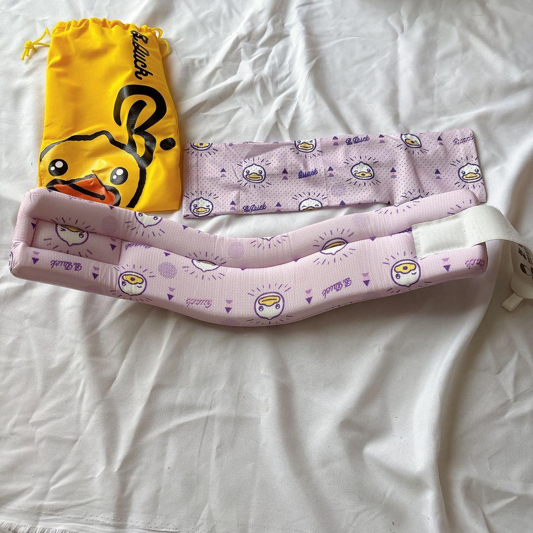 ☆首 頚椎 サポーター ネックカラー 男女兼用 ムラサキ アヒル むらさき