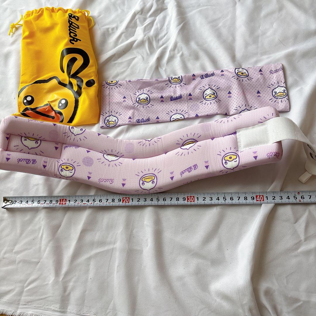 ☆首 頚椎 サポーター ネックカラー 男女兼用 ムラサキ アヒル むらさき