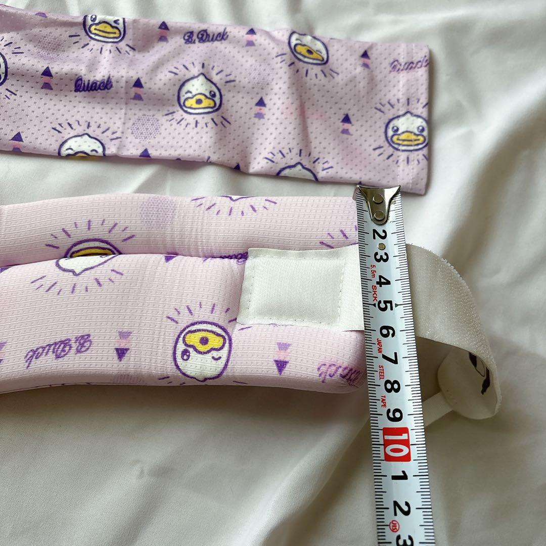 ☆首 頚椎 サポーター ネックカラー 男女兼用 ムラサキ アヒル むらさき