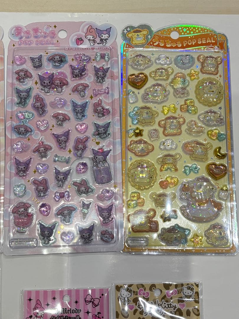 【正規品】サンリオ　うるちゅる　シール15枚セット