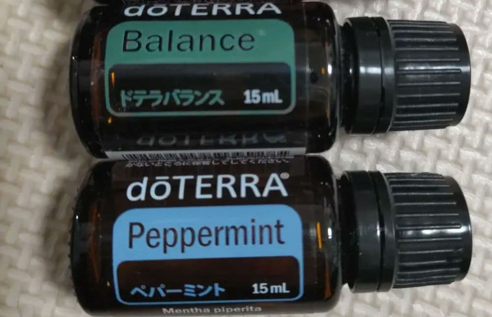 即発送　ドテラ　バランス　ペパーミント　15ml×2本セット　正規品オイル体ケア