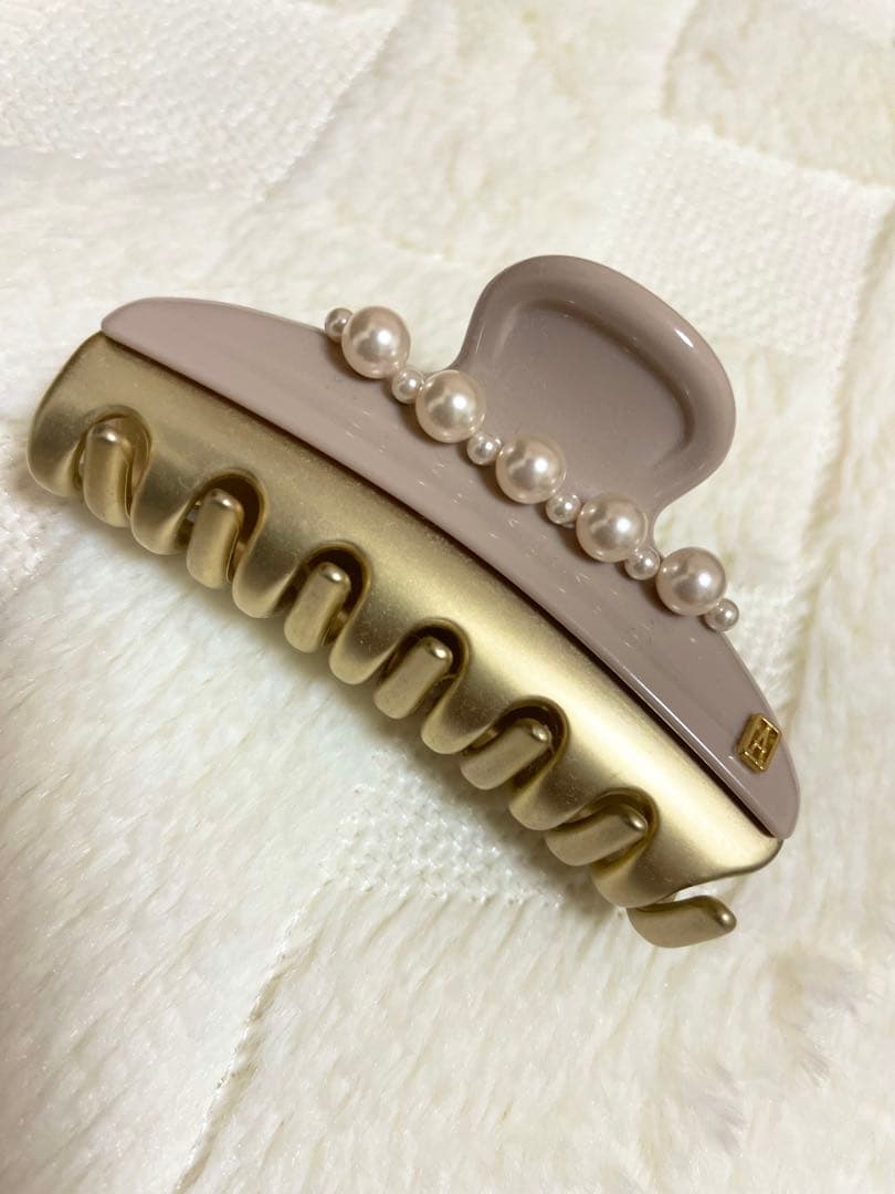 アレクサンドルドゥパリ　ヘアクリップ　パール