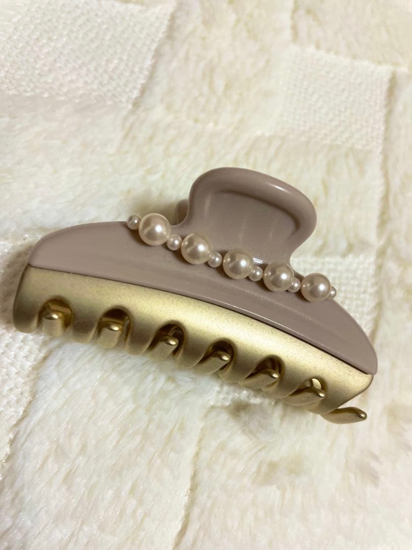 アレクサンドルドゥパリ　ヘアクリップ　パール