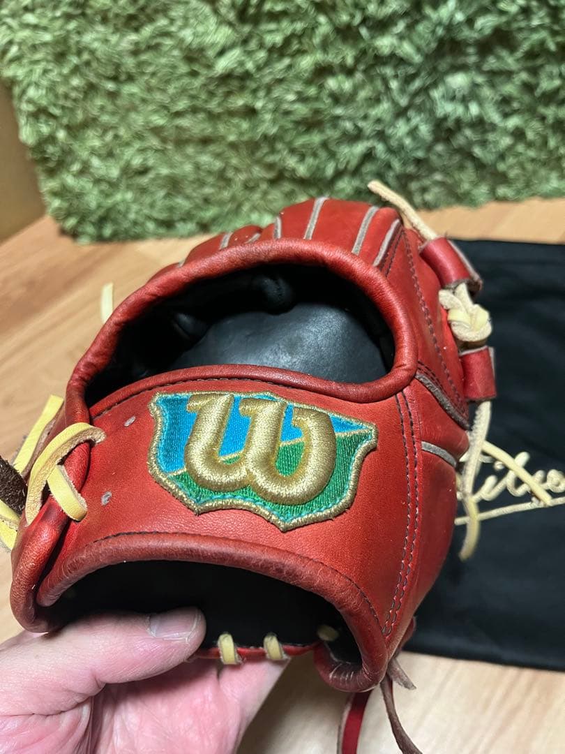 ウィルソンスタッフ 硬式外野手用グラブ D8型 Eオレンジ HWED8D