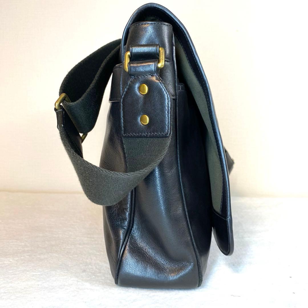 COACH オールドコーチ メンズ メッセンジャーバッグ 本革