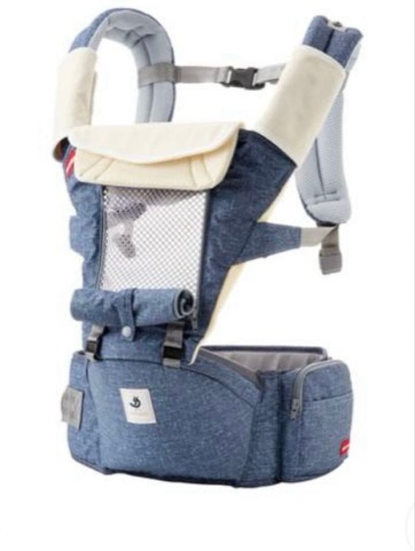 ミキハウス ベビーキャリア ポグネー　デニム調