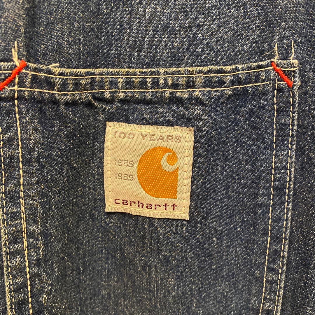 80's Carhartt 100周年 デニムカバーオール ヴィンテージ