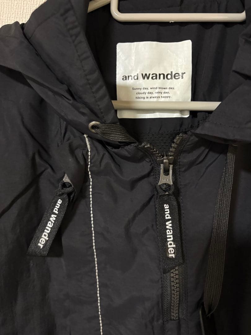未使用【and wander】 撥水ライトジャケットjacket 2