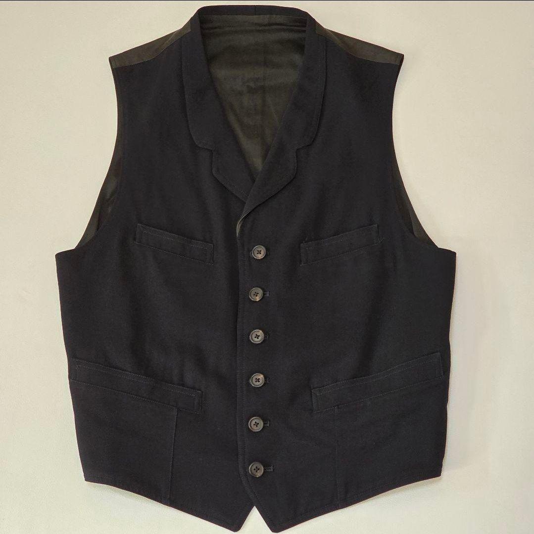 希少 匿名配送 Y's for men ワイズフォーメン 襟付 ベスト