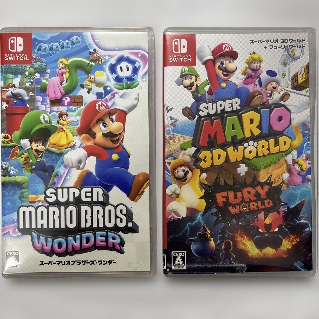 スーパーマリオ　ワンダー／3Dワールド + フューリーワールド 2本セット