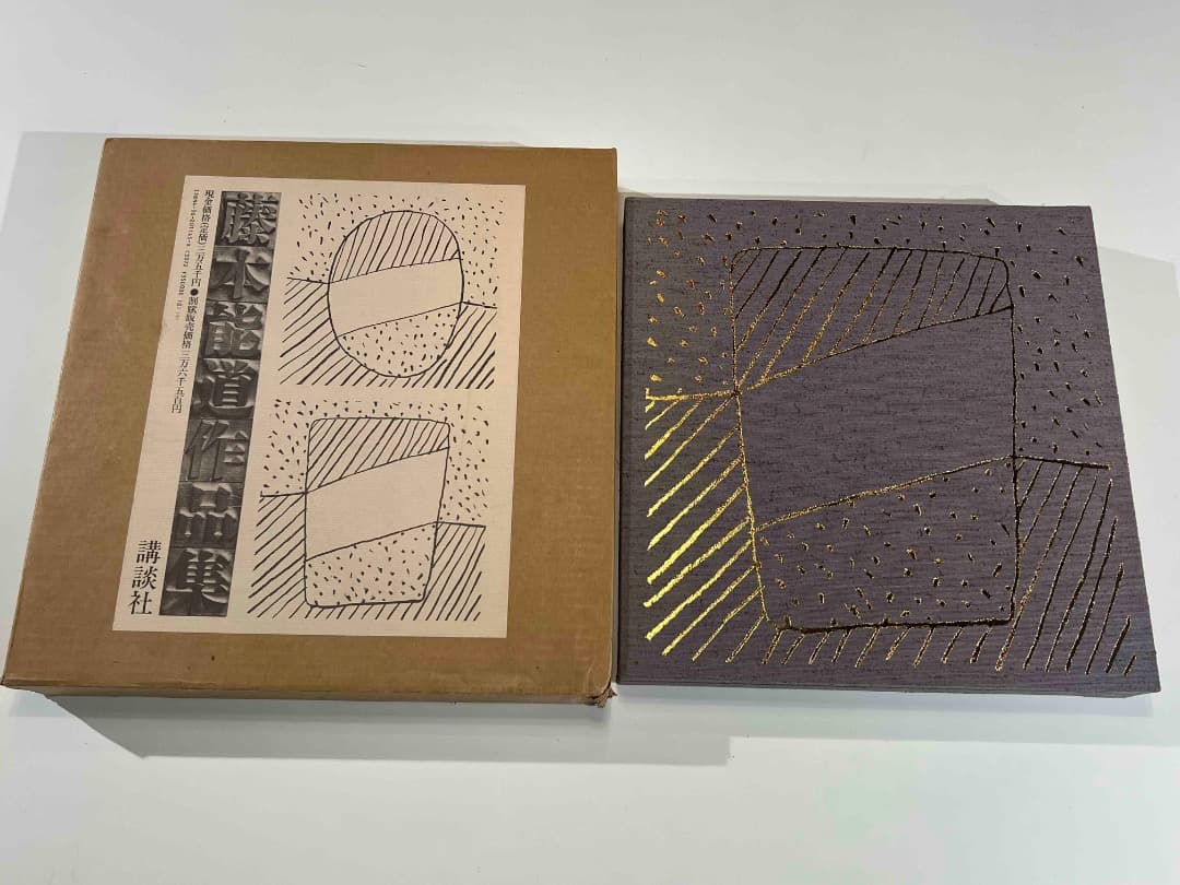 藤本能道作品集 重要向け文化財 色絵磁器保持者 装幀デザインが素晴らしい！ 大型