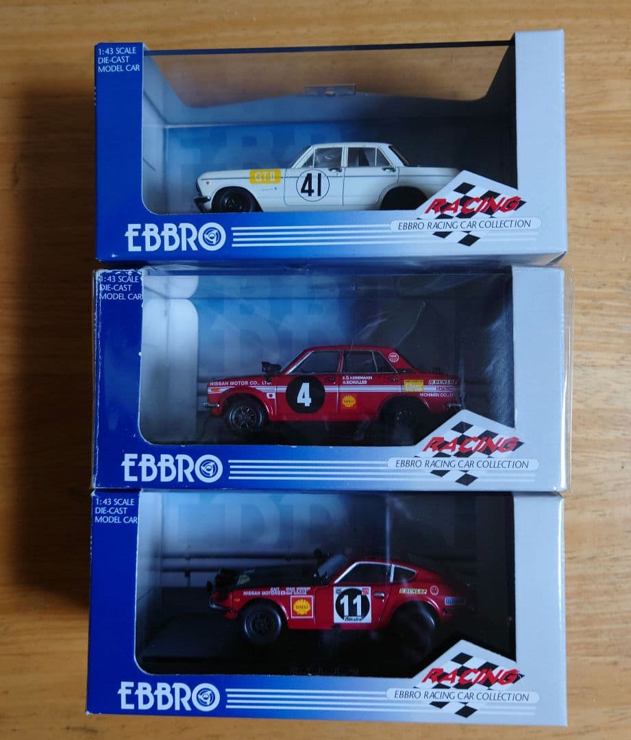 EBBRO 『S54B BLUEBIRD FAIRLADY』3台セット