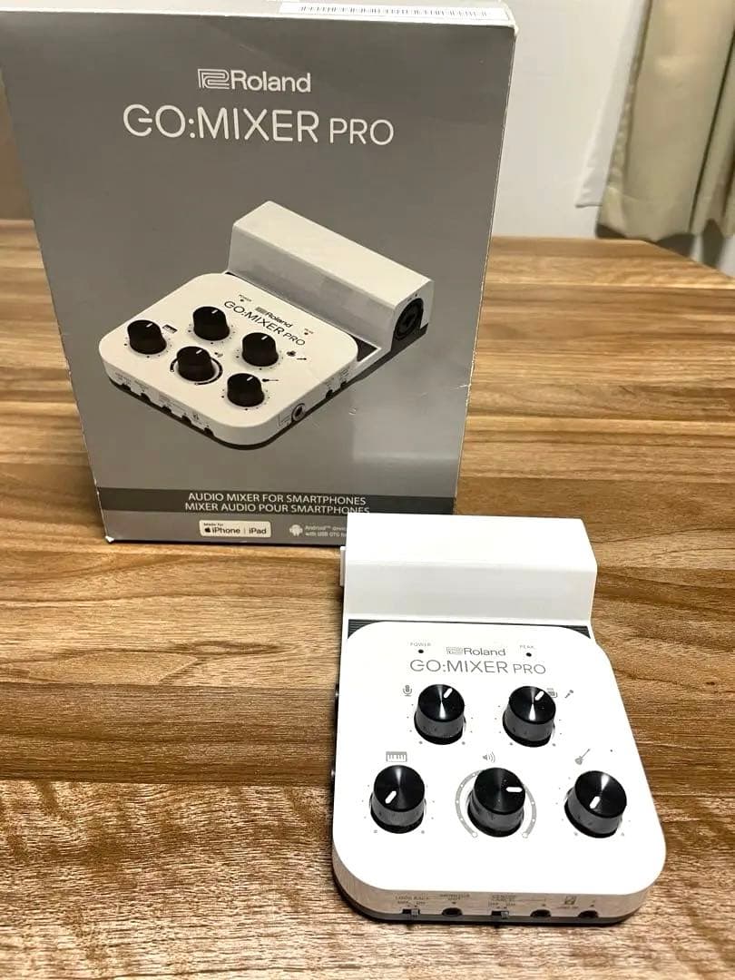 Roland GO:MIXER PRO オーディオミキサー　付属品、箱あり