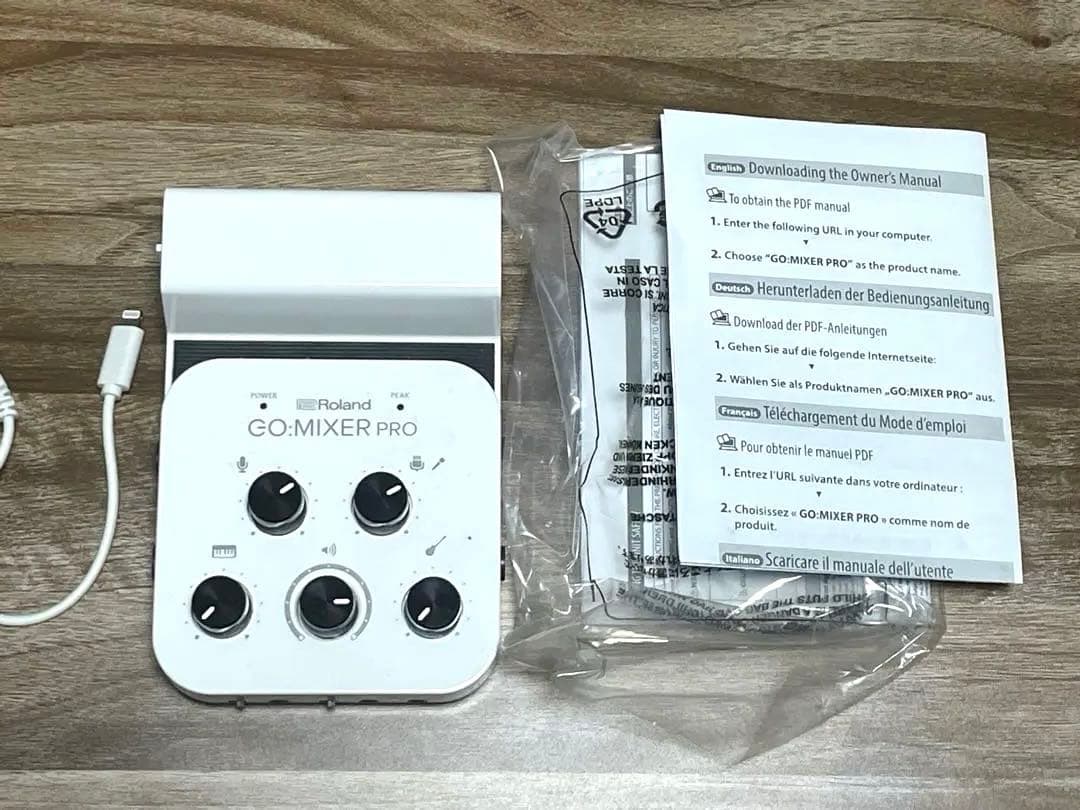 Roland GO:MIXER PRO オーディオミキサー　付属品、箱あり