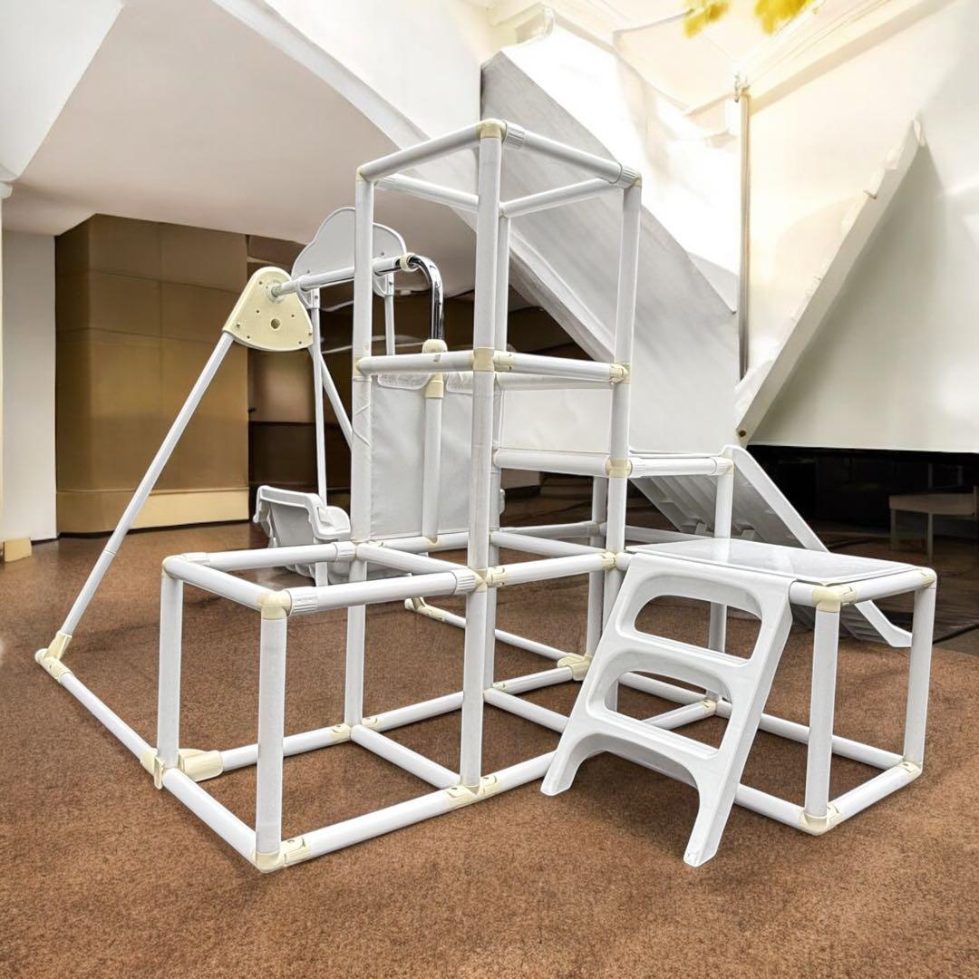 【現状品】NONAKA WORLD おりたたみ スロープ付きベビージム 室内