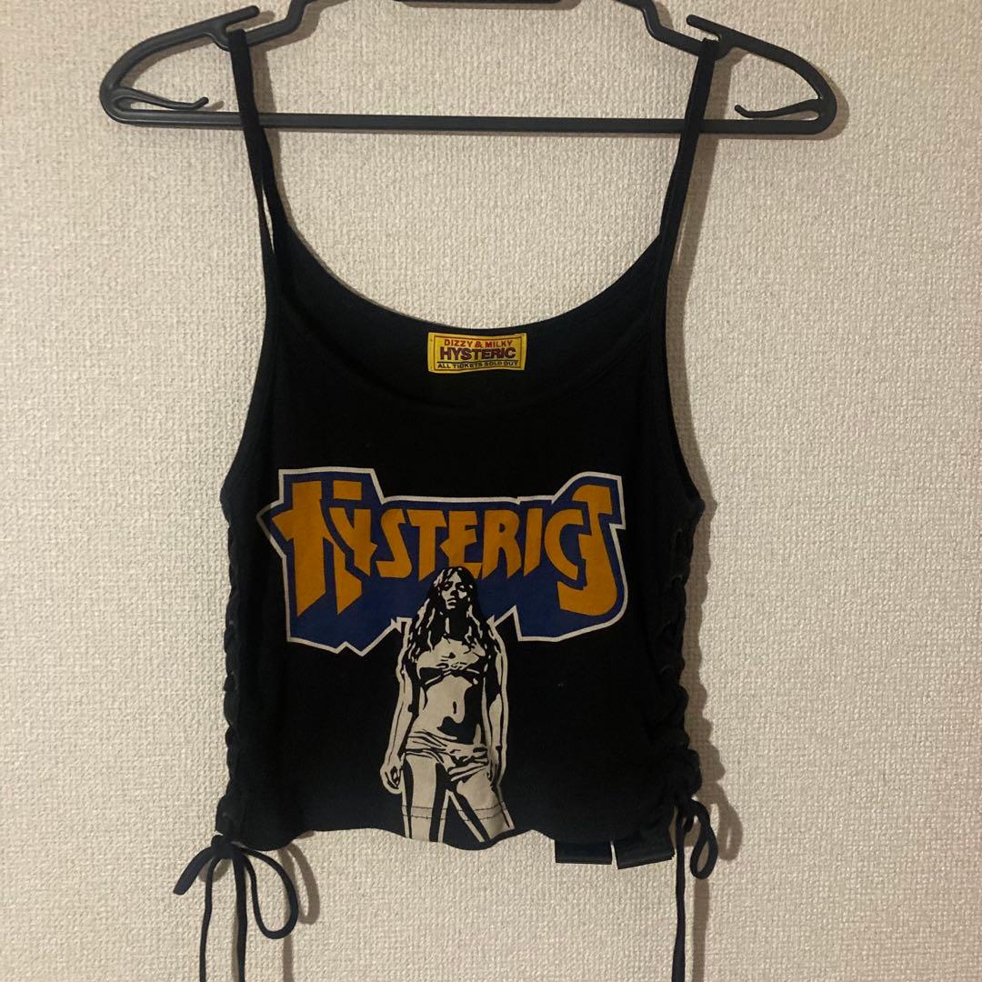 HYSTERIC GLAMOUR キャミソール　ブラック　ヒステリックグラマー