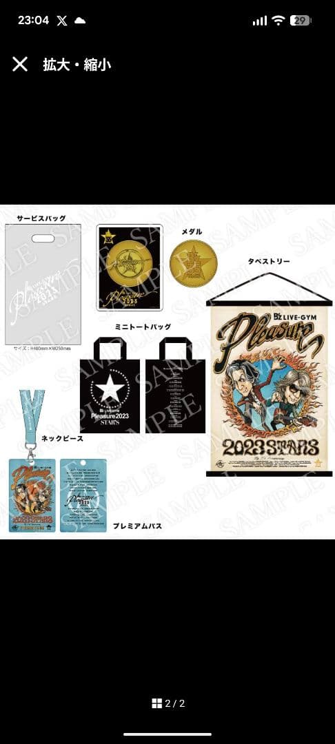 B'z LIVE-GYM Pleasureプレミアム席 プレミアム席限定グッズ