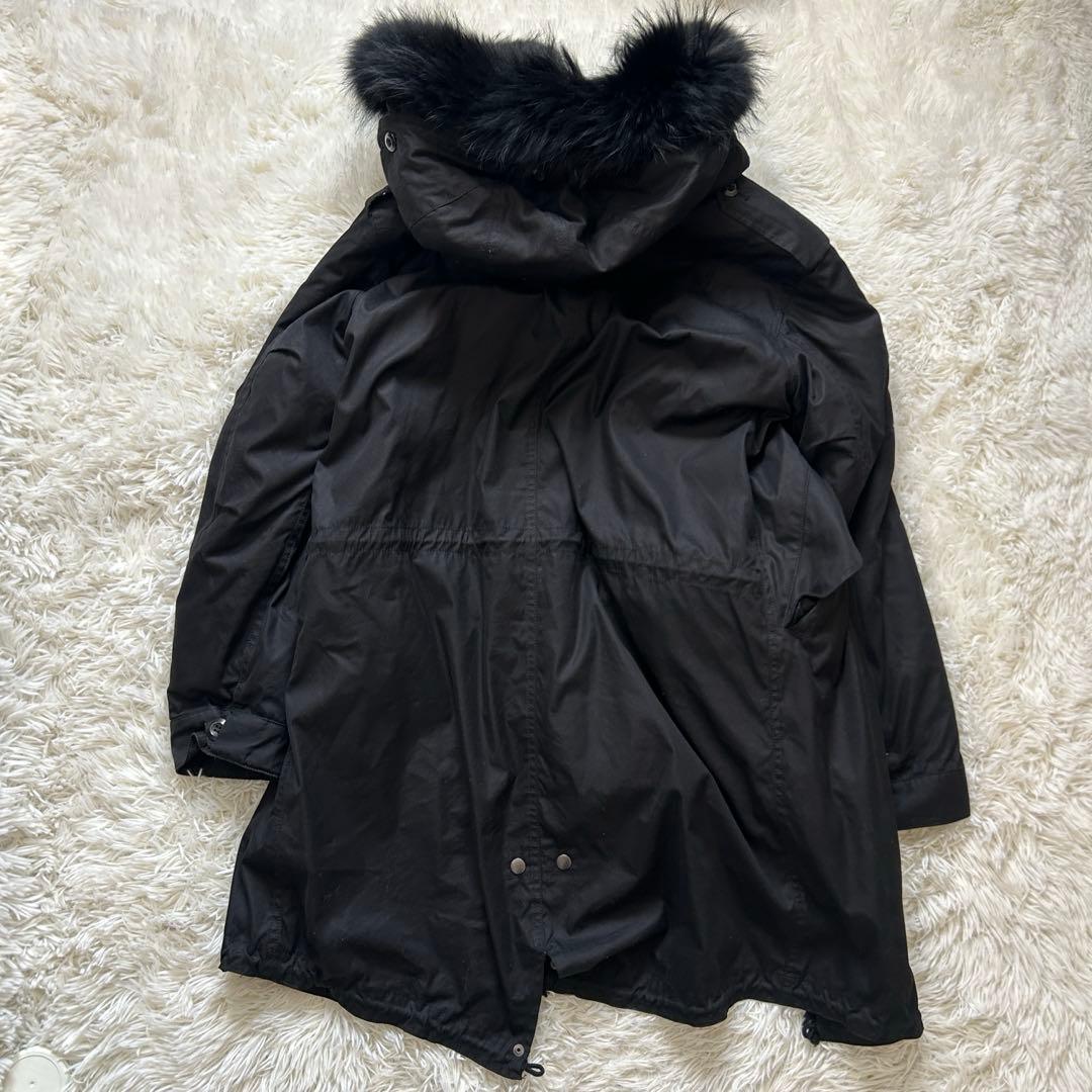 ATTACHMENT アタッチメント モッズコート　ライナー付　ブラック　1