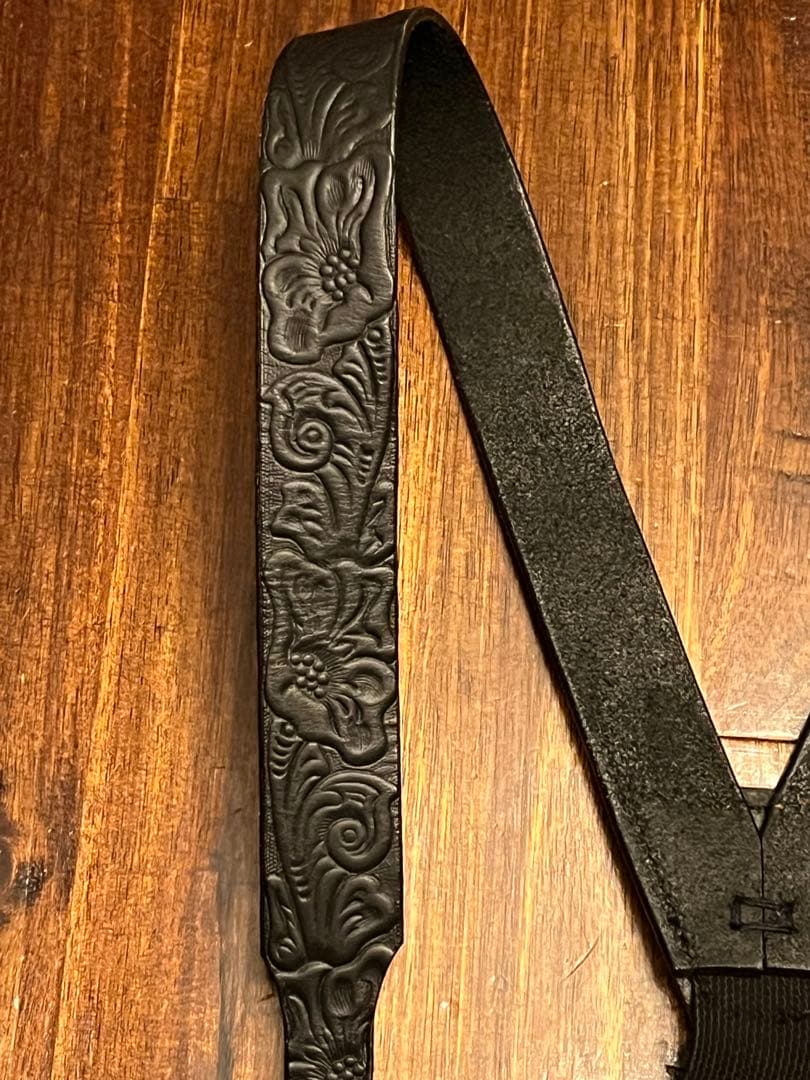 A GOODTIME PRODUCTIONレザー サスペンダー　ベラフォンテ