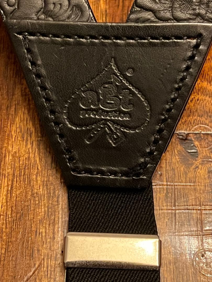 A GOODTIME PRODUCTIONレザー サスペンダー　ベラフォンテ