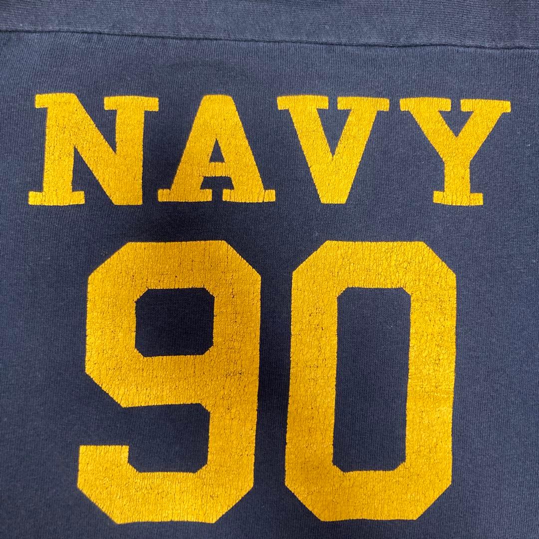 80s Champion US.NAVY フットボールT トリコタグ