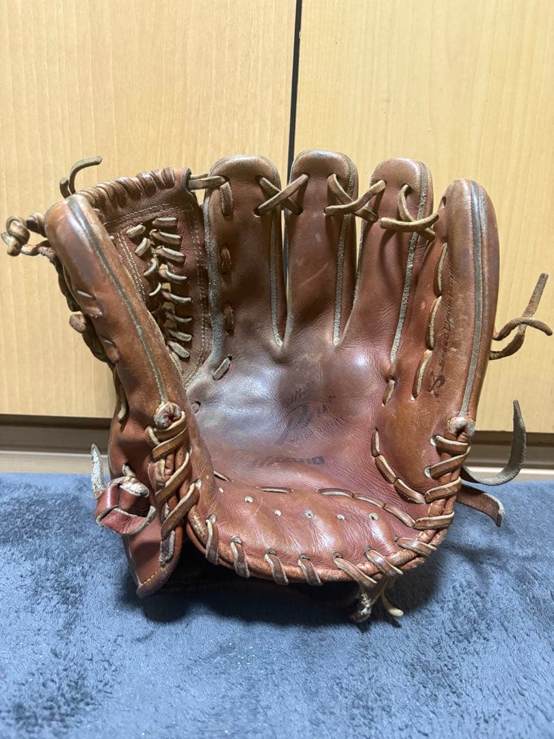 【むりかのx】ミズノプロ 硬式グローブ ブラウン