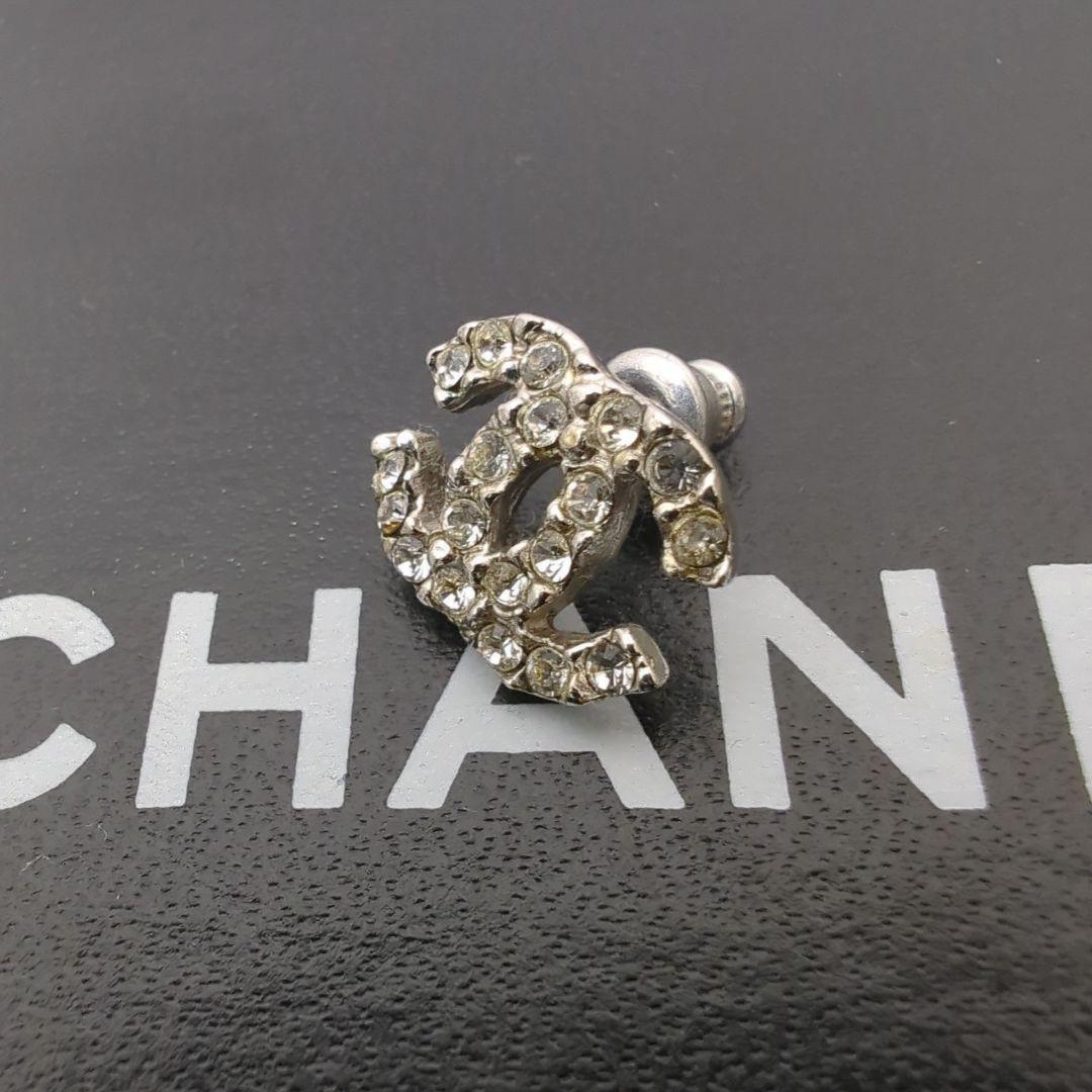 【正規品】CHANEL シャネル ココマーク ラインストーン ピアス 片方のみ