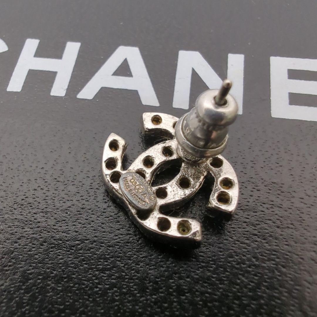 【正規品】CHANEL シャネル ココマーク ラインストーン ピアス 片方のみ