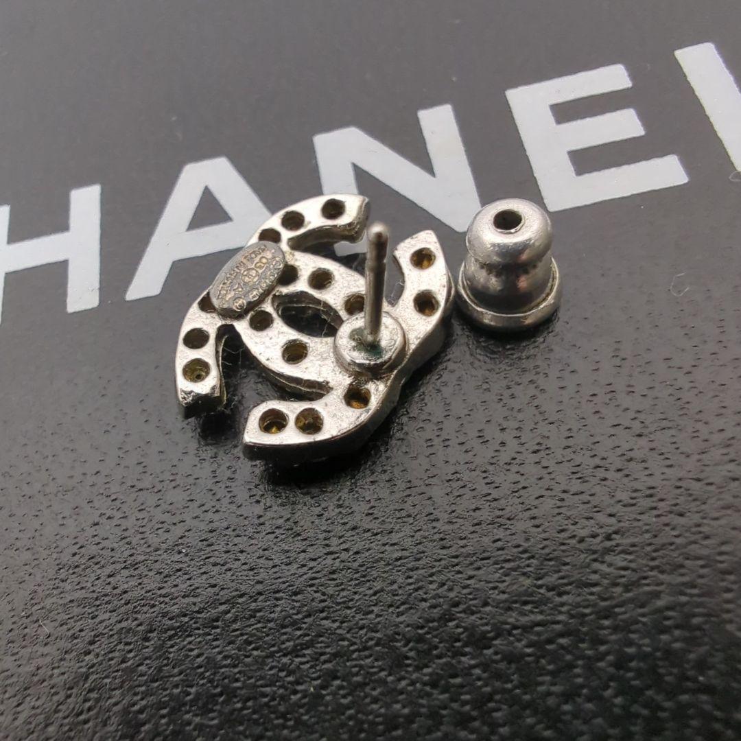 【正規品】CHANEL シャネル ココマーク ラインストーン ピアス 片方のみ