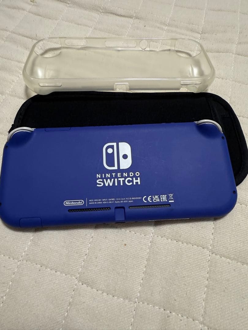 Nintendo Switch Lite 青 本体 保護ケース付き
