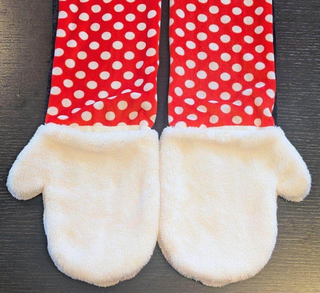 ミニーマウス マフラーファンキャップ