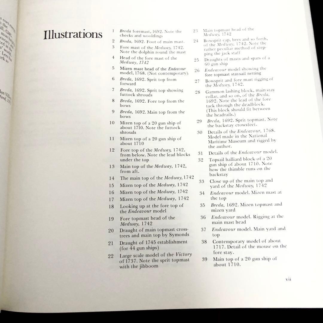 【帆船模型資料】英国帆装軍艦のマスティングとリギング