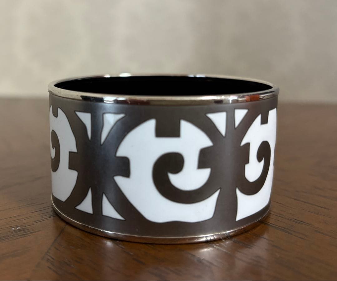 HERMESエルメスバングル エマイユ ガダルキヴィール TGMブレスレット