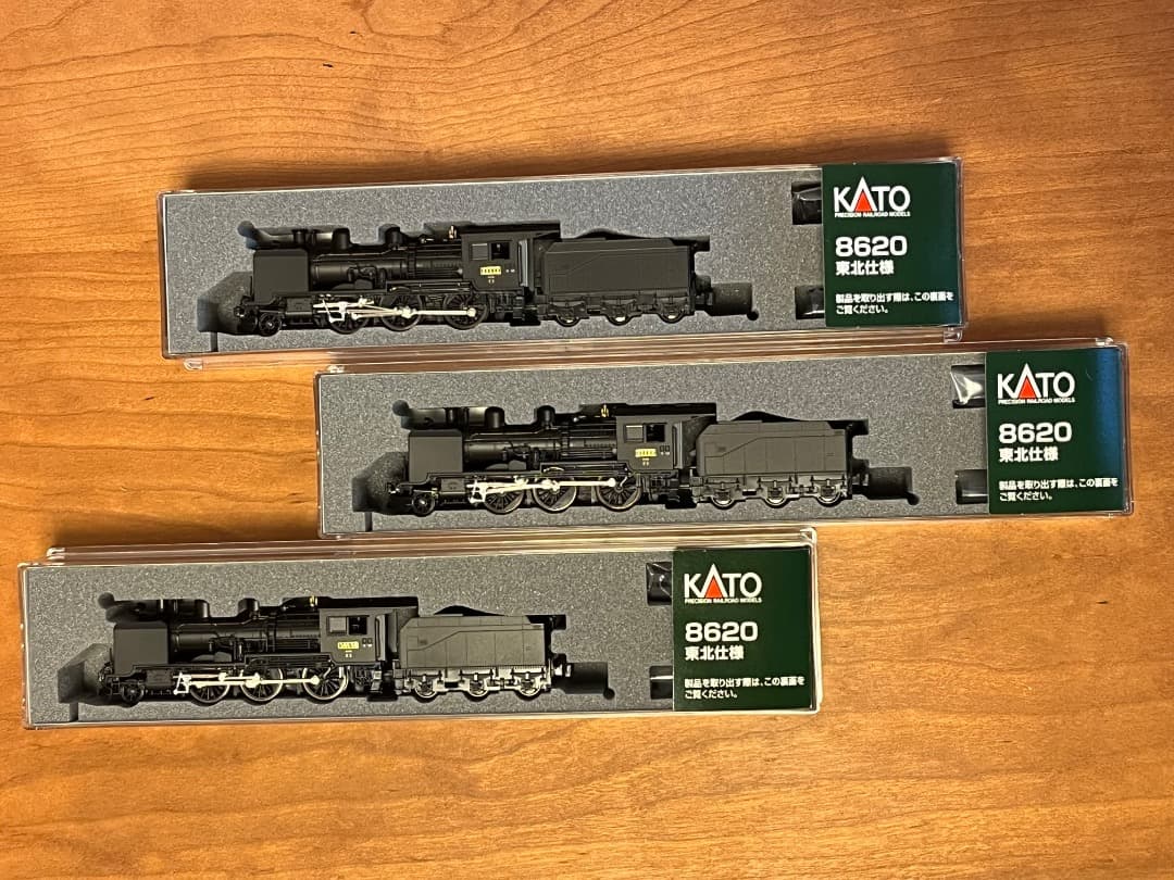 値下げ　KATO Nゲージ 8620 機関車3両セット + 花輪線貨車セット